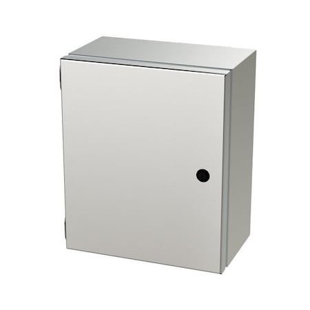 Saginaw Control & Engineering 1/4 Turn Latch Electrical Enclosures, 12 in H, 6 in D, 10 in W, NEMA 3R, 4, 4X, 12, 13 SCE-1210ELJSS